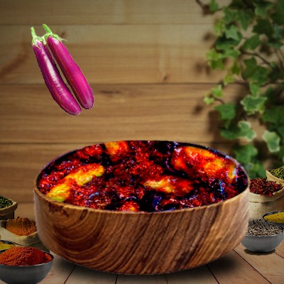 Jampani Pickles Brinjal Pickle - 450 gms